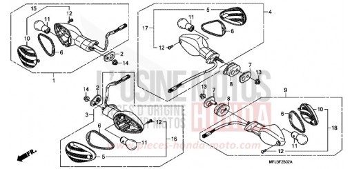 BLINKER (3) CBR600RAA de 2010